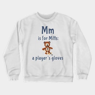 ABC's of Hockey - M Crewneck Sweatshirt